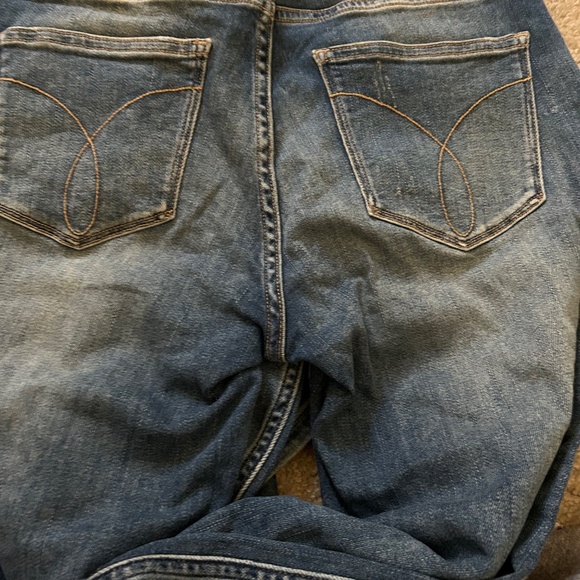 Calvin Klein Jeans- Ultimate Skinny Legs Size 28X32 Blue Jeans - Picture 6 of 6